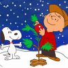 Charlie Brown Xmas Paint by numbers