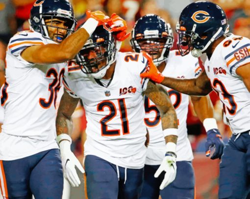 Chicago Bears Team paint by numbers