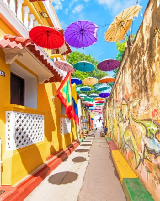 Colombia Street Paint by numbers