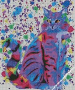 Rainbow Cat Painting Diamond Art by Make Market®