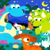Cute Dinosaurs Paint by numbers