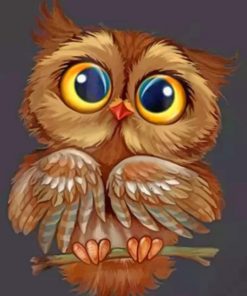 Cute Owl Paint by numbers