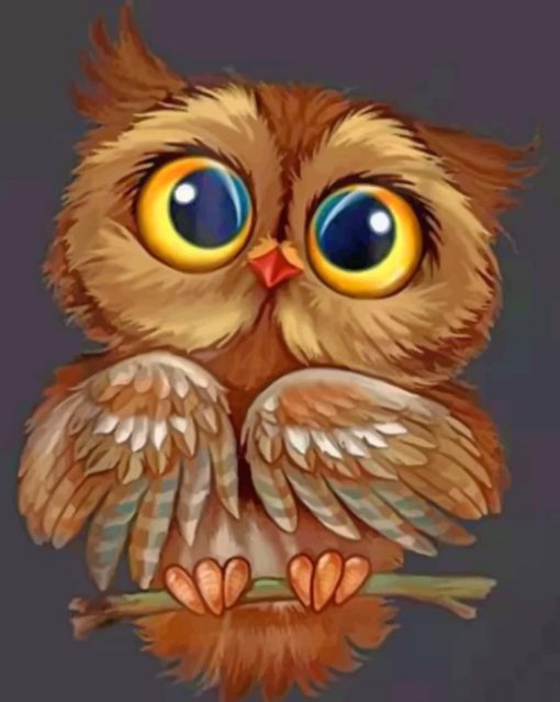 Cute Owl Paint by numbers