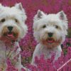 cute west highland white terriers diamond paintings