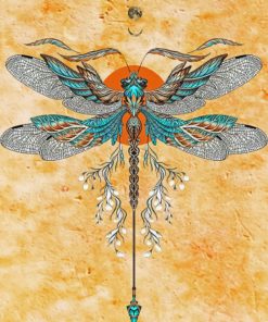 Dragonfly Insects Paint by numbers
