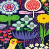Folk Art Flowers And Birds Paint by numbers