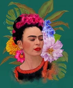 Frida Kahlo paint by numbeers