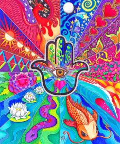 Hamsa Paint by numbers