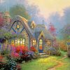 Forest House Kinkade Paint by numbers