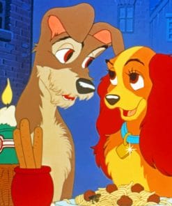 Lady And The Tramp Romance paint by numbers