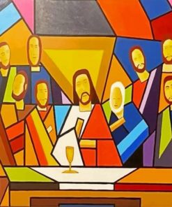 Last Supper Pop Art Paint by numbers