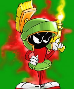 Marvin The Martian paint by numbersn