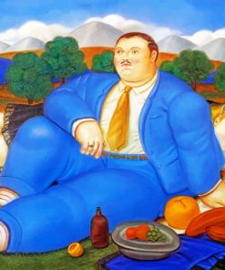 Menina Botero Paint by numbers
