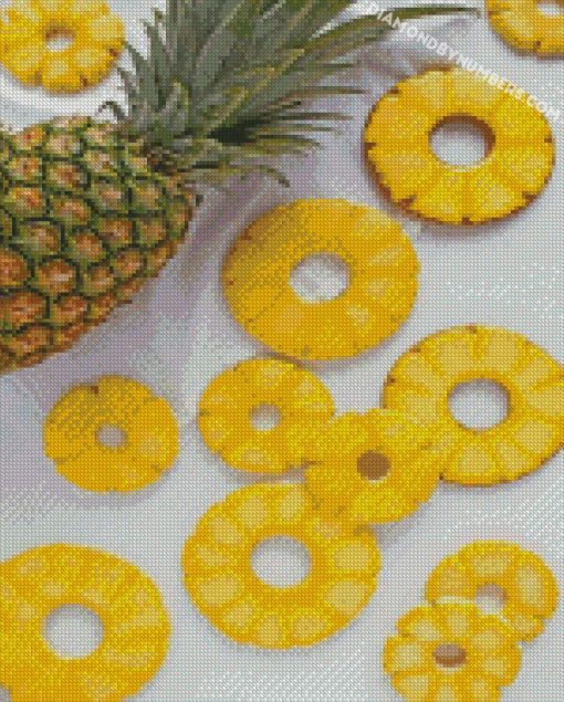 pineapple diamond painting