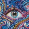 psychedelic eye diamond painting