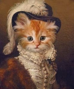 Renaissance Pet Portrait Paint by numbers
