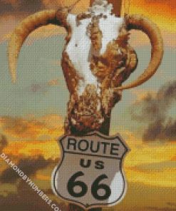 route road 66 trip diamond paintings