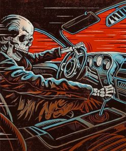 Skeleton Driver Paint by numbers