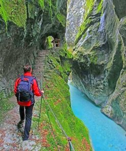 Slovenia Tolmin Gorges Paint by numbers