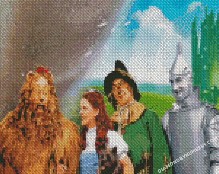 Wizard Of Oz - 5D Diamond Painting - DiamondByNumbers - Diamond Painting art