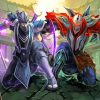 Zed And Shen League Of Legends Paint by numbers