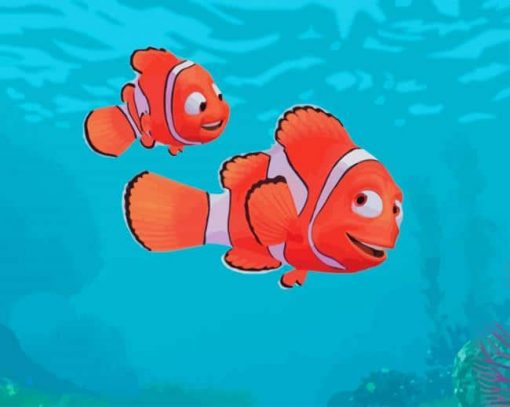 Finding Nemo paint by numbers