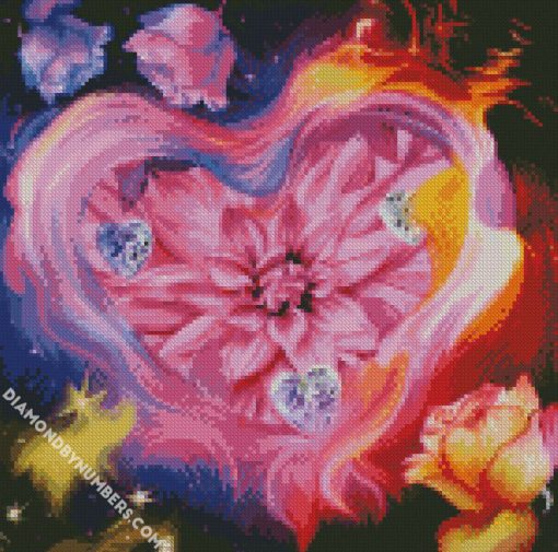 Flower of Love diamond paintings