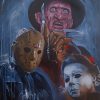Freddy Krueger Michael Myers Paint by numbers