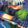 Kakashi paint by numbers