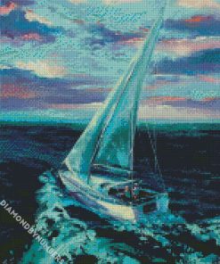 Love On Yacht Seascape diamond paintings