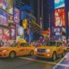 NYC taxis diamond paintings