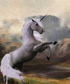 Powerful Unicorn paint by numbers