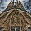 Sagrada Familia Barcelona diamond painting