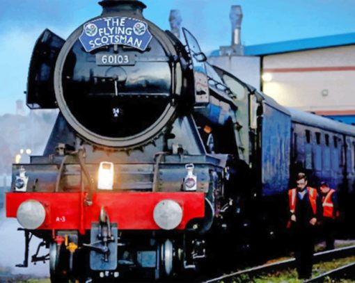 Flying Scotsman Paint by numbers