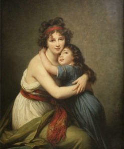 Woman With Her Daughter Paint by numbers