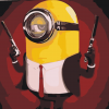 Hitman Minion Paint by numbers