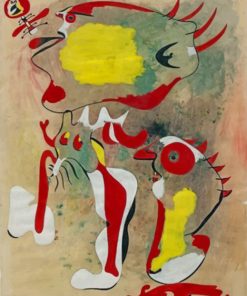Abstract Joan Miro paint by numbers