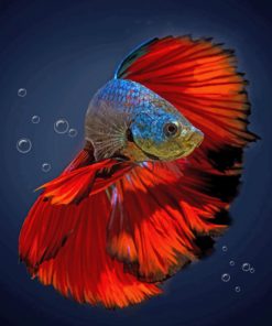 Aesthetic Betta Fish Paint