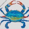 aesthetic blue crab diamond paintings