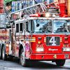 Aesthetic Fire Truck Paint by numbers
