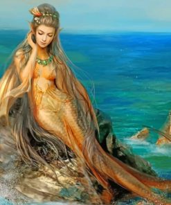Aesthetic Mermaid Paint by numbers