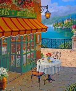Bellagio Cafe paint by numbers
