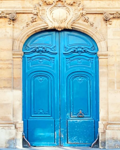 Blue Door paint by numbers