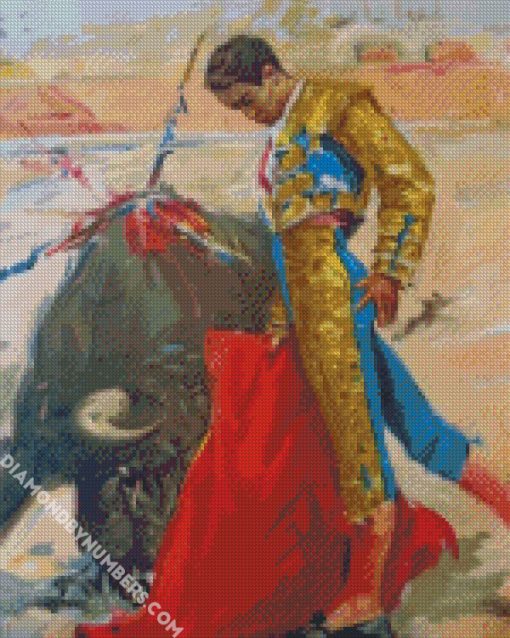 bullfighter diamond paintings 1