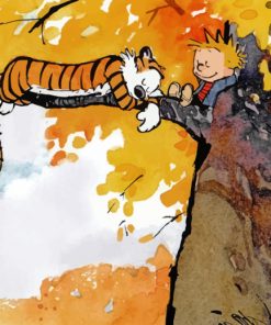 Calvin And Hobbes Adventure paint by numbbers