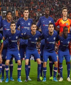 Chelsea Team paint by numbers