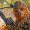 Chewbacca Star War Paint by numbers