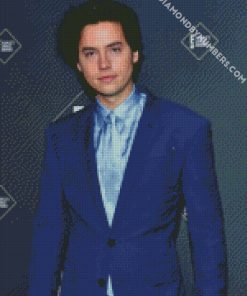 cole sprouse actor diamond painting