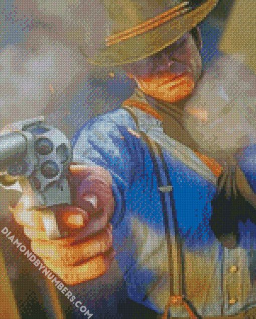 cowboy gunslinger diamond paintings