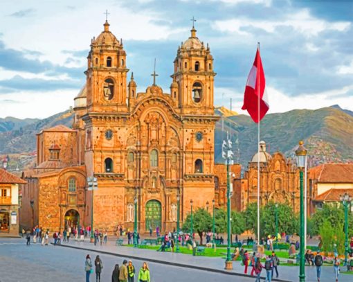 Cusco Peru Paint by numbers